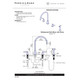 Perrin & Rowe 4891 Langbourn 3 Hole Widespread C Spout Mixer with Rinse 2nd Image