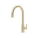 Perrin & Rowe 4944IG Southbank Monobloc Sink Mixer With Pull-Down Rinse - Gold Product Image