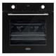 Belling BI603MFBLK 444411626 Built In 60cm Multi Function Single Oven - Black Product Image