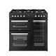 Belling CCRCA90DF-BK 444411793 Cookcentre 90cm Dual Fuel Range Cooker - Black Product Image