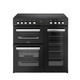 Belling CCRCA90E-BK 444411791 Cookcentre 90cm Ceramic Range Cooker - Black Product Image