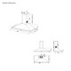 Belling FH90PYRCHIM 90cm Farmhouse Pyramid Chimney Hood 8th Image