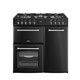 Belling FHRCA90DF-BK 444411820 Farmhouse 90cm Dual Fuel Range Cooker - Black Product Image
