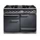 Falcon F1092DXDFSL/NM Deluxe 1092 Dual Fuel Range Cooker - Slate & Nickel Product Image