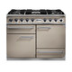 Falcon F1092DXDFFN/NM Deluxe 1092 Dual Fuel Range Cooker - Fawn & Nickel Product Image