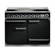 Falcon F1092DXEIBL/C-EU Deluxe 1092 Induction Range Cooker - Black & Chrome Product Image