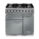 Falcon F900DXDFSS/CM Deluxe 900 Dual Fuel Range Cooker - Stainless Steel & Chrome Product Image
