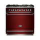 Falcon F900SDFRD/NM S 900 Dual Fuel Range Cooker - Cherry Red & Nickel Product Image