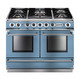 Falcon FCON1092DFCA/NM-EU Contintental 1092 Dual Fuel Range Cooker - China Blue & Nickel Product Ima