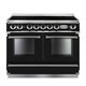 Falcon FCON1092EIBL/C-EU Contintental 1092 Induction Range Cooker - Black & Chrome Product Image