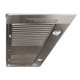 Falcon FEXT720/ 720mm Built In Canopy Hood SS Trim - Stainless Steel Product Image