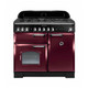 Rangemaster CDL100DFFCY/C Classic Deluxe 100 Dual Fuel Range Cooker - Cranberry Product Image
