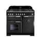 Rangemaster CDL100DFFCB/C Classic Deluxe 100 Dual Fuel Range Cooker - Charcoal Black Product Image