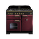 Rangemaster CDL100DFFCY/B Classic Deluxe 100 Dual Fuel Range Cooker - Cranberry Product Image