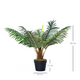 Artificial Palm Tree 8 Leaves with Nursery Pot, Fake Tropical Tree 60cm