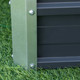 Outsunny Raised Garden Bed Elevated Planter Box & Gloves in Grey