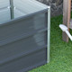 Outsunny Raised Garden Bed Elevated Planter Box & Gloves in Grey
