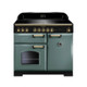 Rangemaster CDL100EIMG/B Classic Deluxe 100 Induction Range Cooker - Mineral Green Product Image
