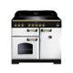 Rangemaster CDL100EIWH/B Classic Deluxe 100 Induction Range Cooker - White Product Image
