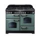 Rangemaster CDL110DFFMG/C Classic Deluxe 110 Dual Fuel Range Cooker - Mineral Green Product Image