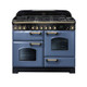Rangemaster CDL110DFFSB/B Classic Deluxe 110 Dual Fuel Range Cooker - Stone Blue Product Image