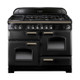 Rangemaster CDL110DFFBL/B Classic Deluxe 110 Dual Fuel Range Cooker - Black Product Image
