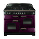 Rangemaster CDL110DFFCY/B Classic Deluxe 110 Dual Fuel Range Cooker - Cranberry Product Image