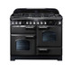 Rangemaster CDL110DFFCB/C Classic Deluxe 110 Dual Fuel Range Cooker - Charcoal Black Product Image
