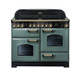 Rangemaster CDL110ECMG/B Classic Deluxe 110 Ceramic Range Cooker - Mineral Green Product Image
