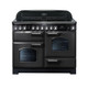 Rangemaster CDL110ECCB/C Classic Deluxe 110 Ceramic Range Cooker - Charcoal Black Product Image