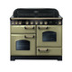 Rangemaster CDL110EIOG/B Classic Deluxe 110 Induction Range Cooker - Olive Green Product Image