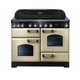 Rangemaster CDL110EICR/C Classic Deluxe 110 Induction Range Cooker - Cream Product Image