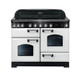 Rangemaster CDL110EIWH/C Classic Deluxe 110 Induction Range Cooker - White Product Image