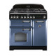 Rangemaster CDL90DFFSB/C Classic Deluxe 90 Dual Fuel Range Cooker - Stone Blue Product Image