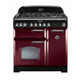 Rangemaster CDL90DFFCY/C Classic Deluxe 90 Dual Fuel Range Cooker - Cranberry Product Image