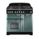 Rangemaster CDL90DFFMG/C Classic Deluxe 90 Dual Fuel Range Cooker - Mineral Green Product Image