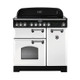 Rangemaster CDL90EIWH/C Classic Deluxe 90 Induction Range Cooker - White Product Image