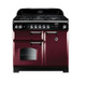Rangemaster CLA100DFFCY/C Classic 100 Dual Fuel Range Cooker - Cranberry Product Image