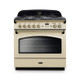 Rangemaster CLAS90FXDFFCR/B Classic FX 90 Dual Fuel Range Cooker - Cream & Brass Product Image