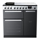 Rangemaster EDDL90EIGBLK/CM1 Edge Deluxe 90 Induction Range Cooker - Black Glass Product Image