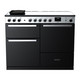 Rangemaster EDDLO110EIGBLK/CM1 Edge Deluxe 110 OC Induction Range Cooker - Black Glass Product Image