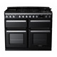 Rangemaster ESDLB110DFPGBL/CM1 Estel Deluxe 110 BC Dual Fuel Range Cooker - Black Product Image