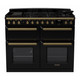 Rangemaster ESDLB110DFPGBL/AB1 Estel Deluxe 110 BC Dual Fuel Range Cooker - Black Product Image