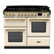 Rangemaster ESDLO110DFPPCR/AB1 Estel Deluxe 110 OC Dual Fuel Range Cooker - Pale Cream Product Image