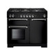 Rangemaster KCH100DFFBL/C Kitchener 100 Dual Fuel Range Cooker - Black Product Image