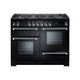 Rangemaster KCH110DFFBL/C Kitchener 110 Dual Fuel Range Cooker - Black Product Image