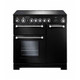 Rangemaster KCH90ECBL/C Kitchener 90 Ceramic Range Cooker - Black Product Image