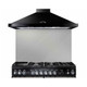 Rangemaster LEISP90SS/ 90cm Splashback - Stainless Steel Product Image