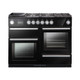 Rangemaster NEX110SODFFBL/C Nexus Steam 110 Dual Fuel Range Cooker - Black Product Image