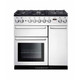 Rangemaster NEX90DFFWH/C Nexus 90 Dual Fuel Range Cooker - White Product Image